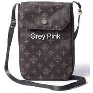 🍍 Russet Japan Grey Handphone Sling Bag with adjustable strap