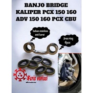 3P CALIPER JUMPER ADAPTOR BANJO BRIDGE PCX CBU PCX 150 PCX 160 ADV 150 ADV 160