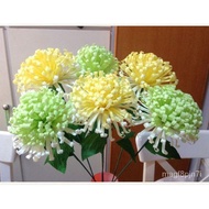 Thick Thick Paper Flower Pleated Artificial Flower Pleated Paper Crepe Paper Green Windmill Handmade Golden Material Pap