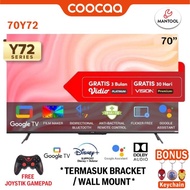 Coocaa Led 70 Inch Smart Tv Wifi Android 4K Uhd Tv 70Cuc6500 Original