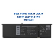DELL V6W33 MVK11 VKYJX XDY9K 0XDY9K 54WH 3420MAH Inspiron 3510 3515 3511 Vostro 3510 3511 3515 Lapto