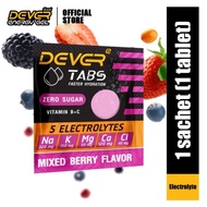 DEVER Electrolyte Salt Effervescent Tablet - Mixed Berry Flavor (1 Tablet)