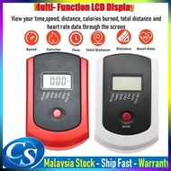 LCD Monitor Speedometer Replacement Exercise Bike Computer Meter With Time, SPD, DST, CAL, ODO and H