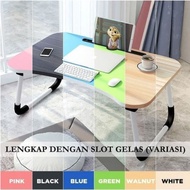Portable Plain Folding Laptop Table (Tab + Glass) imported