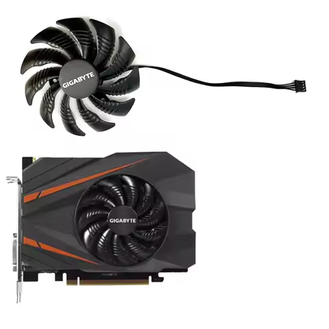new 4PIN 85MM 4PIN PLD09210S12HH T129215SU suitable for Gigabyte Geforce GTX 1050 1050Ti RX 550 560 