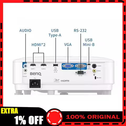 Benq MH560 Projector 1080P 3800ISO Lumens Light Source Power 200W Contrast Projectors Support 60-150