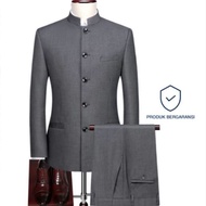 Jasco 2-in-1 Suit | Blazer Blazer | Mandarin Men's Suit | Jacket | Mandarin Suit Set | Material Pant