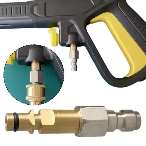 Car High Pressure Washer Accessories 1/4 Quick Connector Anti-Tangle Adapter Connect Hose And Water 