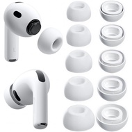 5 Pasang Penutup Telinga Gantian Serasi dengan AirPods Pro 3, Penutup Earbud Silikon Lembut dengan S