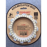 TOBAKI RACING KEVLAR CLUTCH PLATE BENELLI RFS BELANG 150 PIRING CLUTCH KLATCH KEVLAR TOBAKI RACING