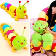 JFMM Soft Lovely Caterpillar Pillow Plush Developmental Baby Toy