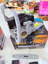 เลื่อย กระทิง 6000 BULL สีดำ เสื้อสูบ 2พอร์ต ลานสตาร์ท ดึงเบา ราคาส่ง