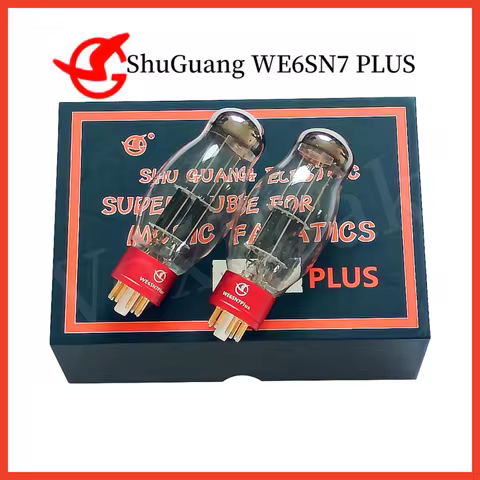 ShuGuang WE6SN7 PLUS 6SN7 Electron Vacuum Tube Upgrade CV181 6N8P 6H8C 5692 6SN7C 6SN7GT CV1988 HIFI