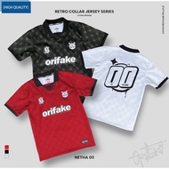 JERSEY NETHA 00 RETRO COLLAR 280gsm