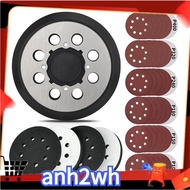 Replacement Orbital Sander Metal Pad 5 Inch 8 Holes Hook Loop for  DWE6423 6423K DWE6421 6421K DCW21