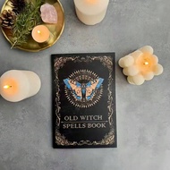 Old Witch Spells Book - 66-Page Enchanting Fantasy Grimoire With Mystical Butterfly Cover Art, 5.59x
