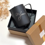 【客製】刻名 咖啡杯 拉花杯 客制化 生日 結婚 聖誕 畢業 禮物