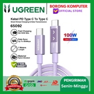 UGREEN UNO CABLE C TO C 100W NYLON 1M PURPLE / 65092