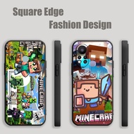 Casing For Samsung A03S A73 A23 S21 S22 Ultra A72 A25 A05 A05s A55 S23 FE A35 The Minecraft creeper 