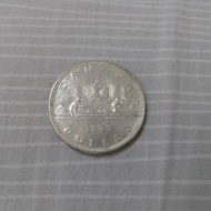 加拿大 1965 年發行 1 圓銀幣