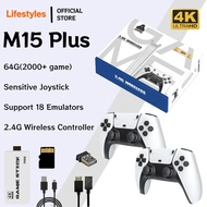 M15 Plus Home PSP Mini Home TV Game Console Handheld Wireless USB 2.4G HD 4K HDMI TV Game Console