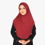 Xtra Alwira. Bergo Marwah Hijab Instan Malay Jersey