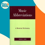 [100% Original Books] - Music Abbreviations - A Reverse Dictionary by Donald L. Hixon (US edition, p