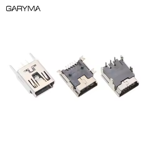 10/50Pcs Mini USB Type B 5-Pin Female Socket Vertical / Horizontal DIP / SMT SMD Port Jack Tail Conn