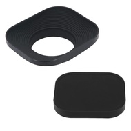 Haoge 39mm Square Metal Screw-in Lens Hood for Leica Elmarit-M 28mm f/2.8 E39 ASPH, Leica Summicron-