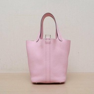 Picotin 18 菜籃 3Q新櫻花粉 TC皮 K 2025 銀扣