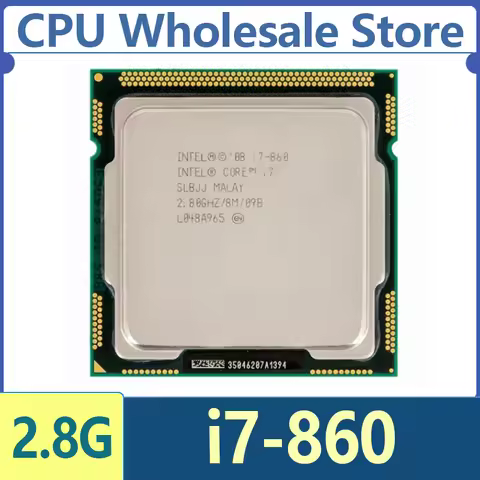 Intel Core i7-860 i7 860 2.8 GHz Quad-Core Eight-Thread CPU Processor 8M 95W LGA 1156