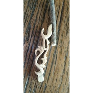SOGON CARVED PERCH AND SMALL BIRD Bird Toys Parrot Perch