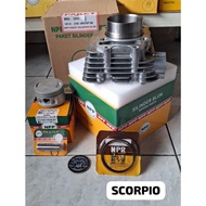 CYLINDER BLOCK + PISTON KIT SCORPIO 5BP Original NPP