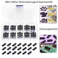 40Pcs 74HCxx and 74LSxx Series Logic IC Chip Assortment Kit 74LS00 74LS02 74LS86 74LS08 74LS32 74HC1