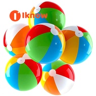 I know Inflatable color six-piece ball beach beach water toy ball swimming pool water polo childrens toy color ball