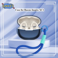 Case for Baseus Inspire XC1 Earbuds Soft Protective Cover Headphone Shells Nylon Lanyard Anti Dust S