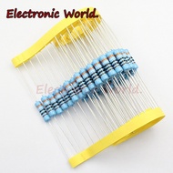 100 Pcs 1/4W 0R-16R 1% Metal Film Resistor 0.25 W 0 2.2 10 100 120 150 220 270 270 330 470 1K 2.2K 4