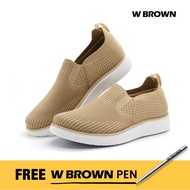 W BROWN Men's Sports Shoes - Beige (WST892BE)