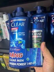 Dầu gội sạch gàu Clear Men Cool Sport bạc hà 631ml