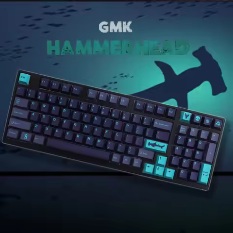 GMK Hammerhead Keycaps Cherry Profile PBT DYE-SUB 129 Keys Keycap For Cherry MX Switch Mechanical Ke