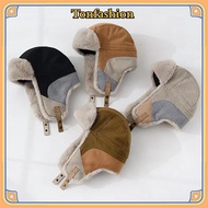 TONFASHION Russian Bomber Cap, Earflap Design Warm Ski Hat, Vintage Waterproof Russian Style Windpro