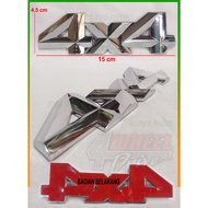 Jeep 4wd 4x4 4 x 4 chrome car Logo Emblem