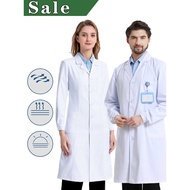 Lab Gown Coat Laboratory Clothing Medical Coat White Doctor Clothes Coat Lab Gown For Students White