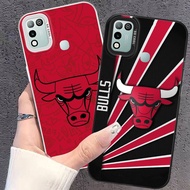 NR7 B_Bulls Silicone Case for Infinix Hot 11 9 10 Play