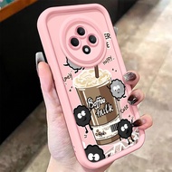 Case For OPPO Reno 12F 4G 12F 5G F27 5G New Summer Coffee Phone Silicone Soft Shell Shockproof