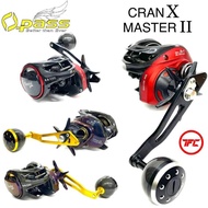 OPASS CRANX MASTER II SW BAIT CASTING REEL FREE DOUBLE HANDLE JIGGING REEL NEW 2021