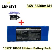 New 36V 6600mAh 10S2P 18650 Rechargeable Battery Pack,Modified Bicycles,Electric Vehicle 42V