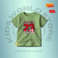 Baby Girl Number 23 T-Shirt for 1-10 Years Old