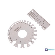 [BraveSundu] 0-36 Round AWG SWG Wire Gauge Thickness Ruler Gauge Diameter Stainless Steel Measurer T
