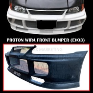 PROTON WIRA FRONT BUMPER (EVO3) (PU) POLYURETHANE (PU) SKIRT LIP BODYKIT